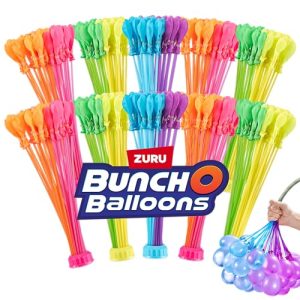 Original Bunch O Balloons Tropical Party 330+ Rapid-Filling Self-Sealing Water Balloons (10 Pack) by ZURU Water Balloon for the Whole Family