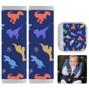 MHJY Car Seat Belt Pads 2Pcs Baby Seatbelt Strap Cover Kids Stroller Strap Covers Universal Harness Pads Shoulder Pads for Newborns Infants