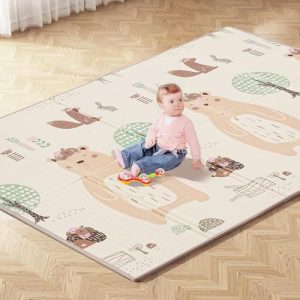 Glostravier Foldable Large Baby Play Mat