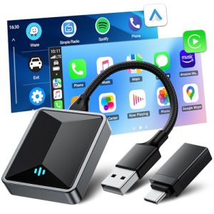 LAMTTO Wireless Carplay & Android Auto Wireless Adpater
