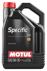 WOL 0w30 Fully Synthetic Engine Oil Motul Specific PSA 2312 0w-30 ACEA C2 106414 - OEM Approvals PSA Groupe PSA B71 2312 (5 L)