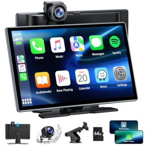 LAMTTO Wireless Car Stereo for Apple CarPlay Android Auto