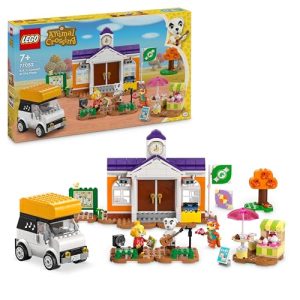 LEGO Animal Crossing K.K.’s Concert in the Plaza Building Toy for 7 Plus Year Old Girls and boys
