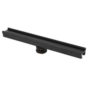 Easy Hood ESE-20 20cm Cold Shoe Mount Extension Bar Bracket Holder with 1/4 Inch Screw Hole for Camera Cold Shoe Bracket and Mount for Camera Extension