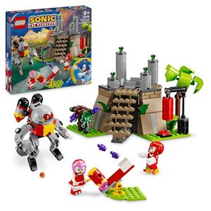 LEGO Sonic the Hedgehog Knuckles and the Master Emerald Shrine Video Game Collectible Toy for Kids