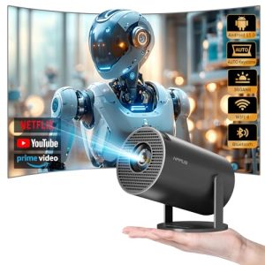 【Auto Keystone & Short Throw】HIPPUS Mini Projector with 2.4/5G Wifi and Bluetooth