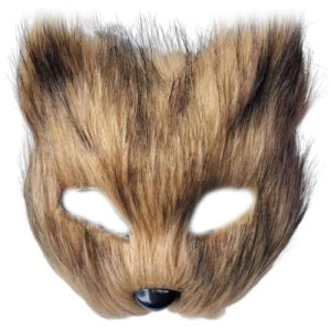 Therian Mask and Furry Fox Mask Plush Cat Masks