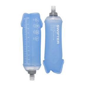 SWIFTER 2x Soft Flask 500ml | Running Water Bottle | Collapsible Water Bottles | Handheld Water Bottle Running | Leakproof | Trail Running Hydration Flask | Soft Water Bottle for Marathon