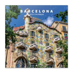 Grupo Erik Wall Calendar 2025 - Barcelona | 12" x 12" Square Calendar 2025