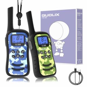 QUOLIX Rechargeable Walkie Talkie Camouflage