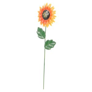 BCOATH Garden Wrought Iron Flowers Garden Decor Sunflower Home Decor Sunflowers Decorations Juneteenth Outdoor Decorations Decorative Plant Stake Outdoor Lawn Decorations Sunflower Deco
