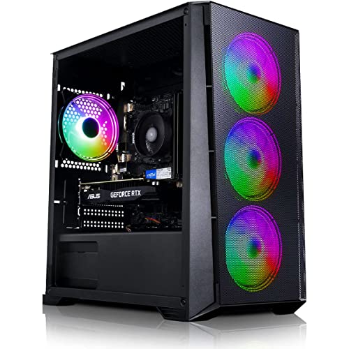 ADMI Gaming PC: Intel i5 12400F 4.40GHz • RTX 4060 Graphics • 16GB 3200MHz DDR4 • 1TB SSD • Black Mesh RGB Case • WIFI • Windows 11