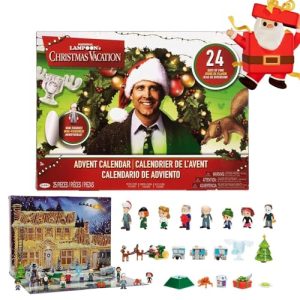 24 Day Christmas Advent Calendar National Lampoon’s Christmas Vacation Advent Calendar National Lampoon Advent Calendar Christmas Vacation Figures 2024 Christmas Countdown Calendar (Christmas A-1PCS)