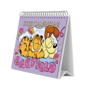 Grupo Erik Garfield Desk Calendar 2025 | 8 x 7 inches - 20 x 17 cm | 12 Month Desk Planner