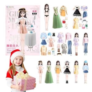 Umiocns Magnetic dress up dolls book