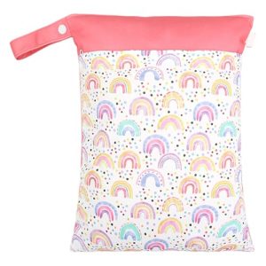 Walopola Wet Dry Bag - Waterproof Wet Dry Bags for Swimsuits with 2 Zippered Pockets