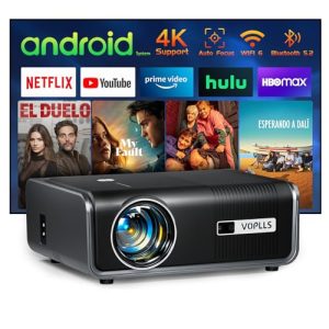 [Built-in Apps & Auto Focus/Keystone] Smart Projector 4K