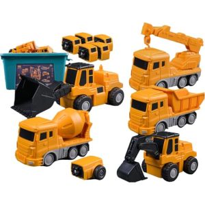 Constructo Modular Transforming Toy Set | Magnetic Transform Engineering Car Toy | Transforming Robot Car Toy | Magnetic Car Toys For Kids | Vehicle Toys Outdoor Activity for Boys and Girls