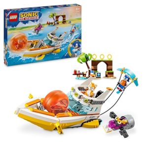 LEGO Sonic the Hedgehog Tails’ Adventure Boat Collectible Interactive Toy for 8 Plus Year Old Kids
