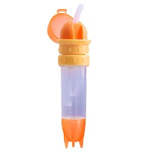 Kids Water Bottle Topper - Bottle Spout Adapter With Straw Cover