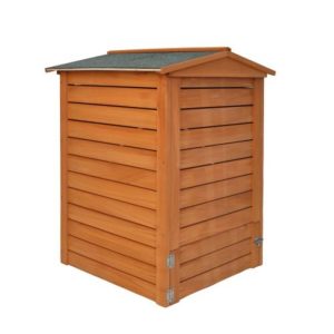 Wooden Beehive Composter 288L - Eco-Friendly Garden Waste Bin with Dual-Access Design
