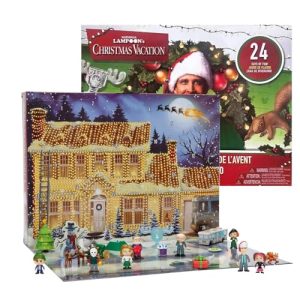 National Lampoon's Advent Calendar | Christmas Vacation Advent Calendar | 24 Days Christmas Scene Figures Toy Advent Calendars | Christmas Countdown Calendar Stocking Stuffer for Kids