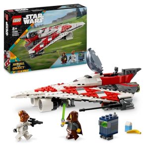 LEGO Star Wars Jedi Bob’s Starfighter Buildable Toy Vehicle for 8 Plus Year Old Boys & Girls