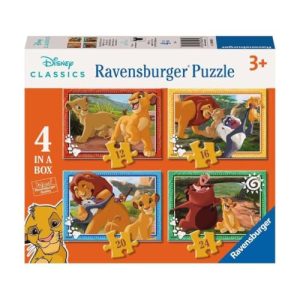 Ravensburger 12004025 Disney Lion King Toys-4 in a Box Jigsaw Puzzles for Kids Age 3 Years Up-12