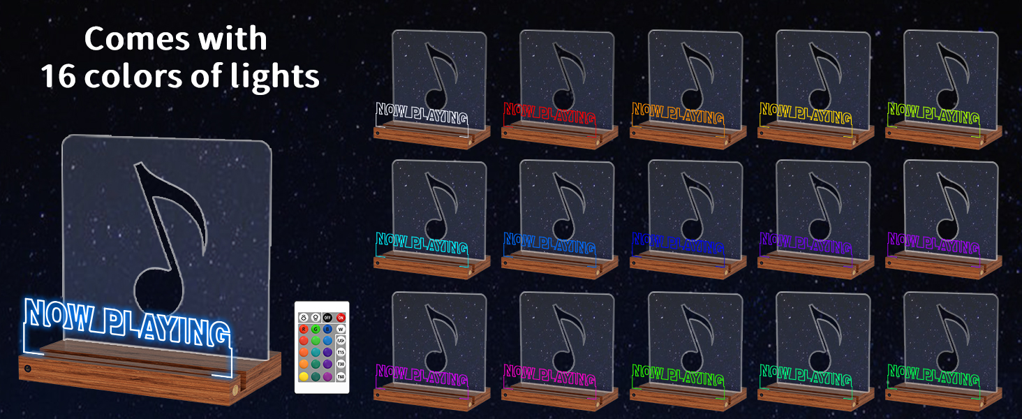 16 Changing Color Lights