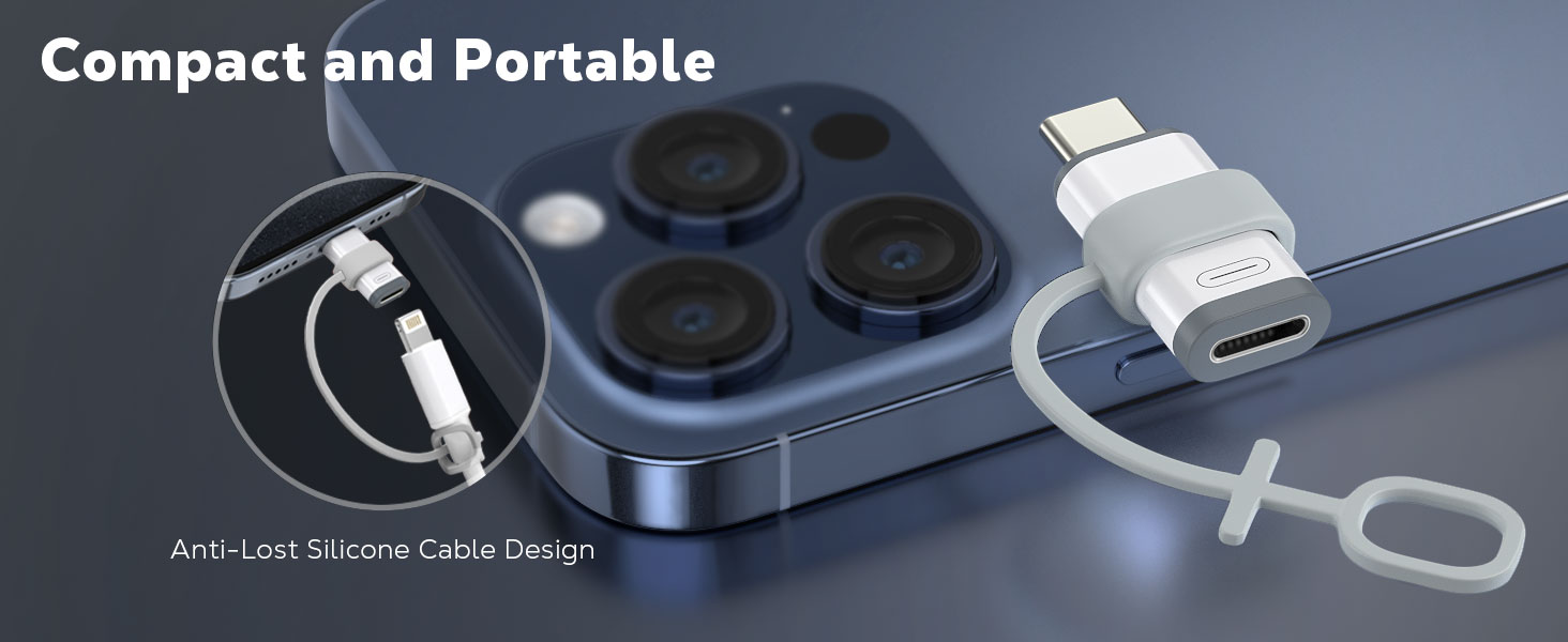 lightning female to usb c male adapter