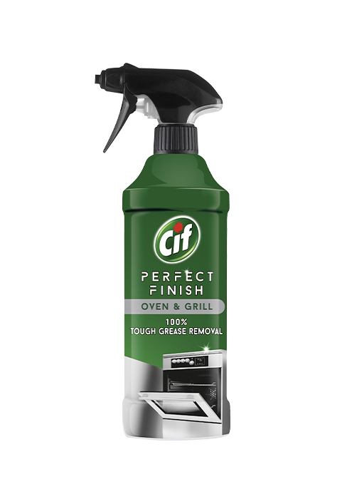 Cif Oven Cleaner removes 100% of tough grease from your oven