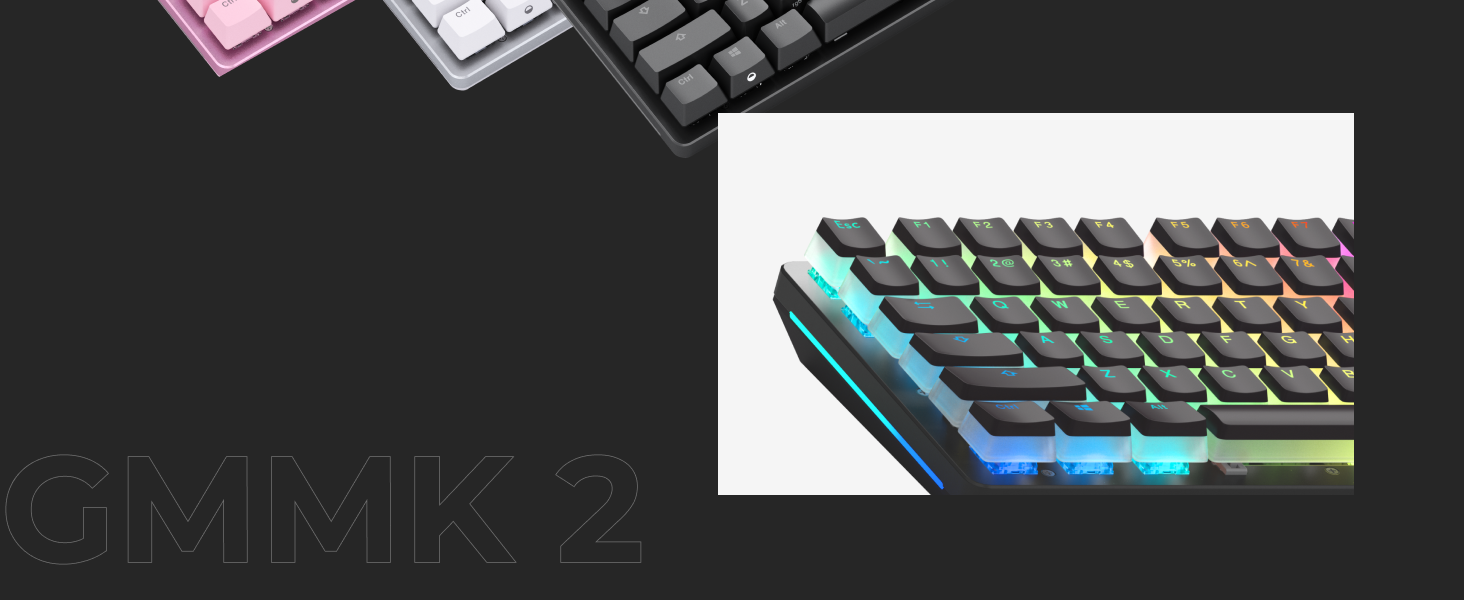 Glorious Gaming GMMK 2 Full Size (96%) - Mechanical Gaming Keyboard, Aluminium Frame, Customisable
