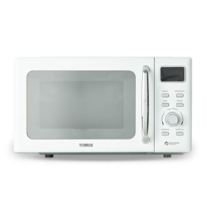 Tower T24041WHT Digital Microwave with Sleek Mirror Door