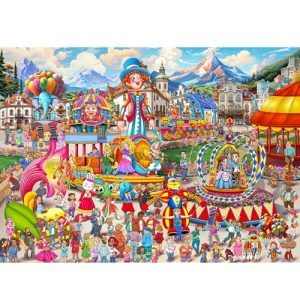 Jigsaw Puzzles for Adults 1000 Piece Jigsaw Puzzles for Adults Educational Game Challenge Toy 1000 Pieces Puzzles for Adults Kids.Educational Games Home Decoration.Theme:Canival