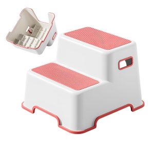 Rrlihjgu Sink Stepping Stool For Kids - 2-Step Potty Training Foot Stool | Children Kitchen Step Stool Boys Girls Non-Slip Base Step Stool