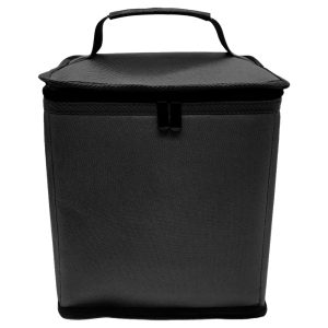 ASIEIT Fuel ​Cylinder Storage Bag 600D Oxford Cloth Butane Fuel Canister Cover Anti-Collision Portable Gas Storage Bag with Handle for Outdoor Camping Cooking Travel Picnic (Black Large)