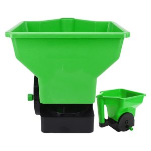 Hand Fertilizer Spreader - Rotary Lawn Spreader | Yard Spreader | Large Capacity Compost Broadcast Spreader Garden Seeder | Portable Lawn Seed Spreader Handheld for Residential Farm