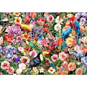 Jigsaw Puzzles for Adults 1000 Piece Jigsaw Puzzles for Adults Educational Game Challenge Toy 1000 Pieces Puzzles for Adults Kids.Educational Games Home Decoration.Theme: Flowers and Birds