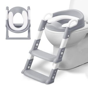 KIDOOLA Adjustable Potty Ladder Seat for Toilet Training with Steps