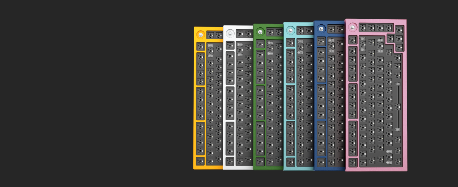 Glorious Gaming GMMK PRO 75% - Modular Mechanical Gaming Keyboard, TKL, 1.5kg Frame, Customisable