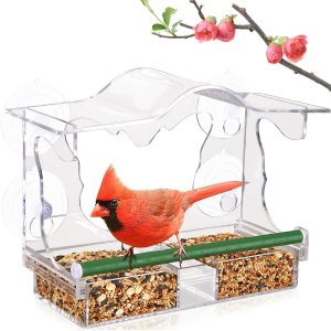 Window Bird Feeders with Strong Suction Cups