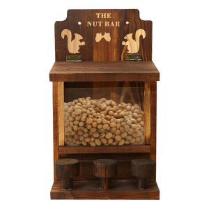 Wooden Squirrel Feeder Box