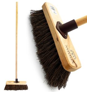 10” Outdoor Broom Yard Brush with Stiff Bristles The Perfect Garden Broom