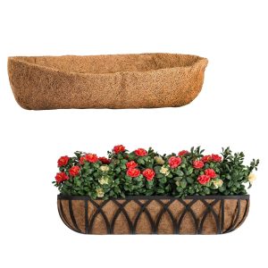 GOTVUGE 2 Packs Coco Liners for Planters 30 Inch