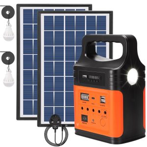 Vclpower Portable Power Station with Solar Panel Type-C Fast Charging Generator