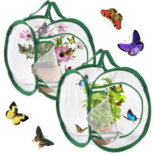 ZENFUN 2 Packs Insect and Butterfly Habitat Cages