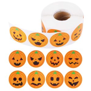 500 Pieces Pumpkin Decorating Classic Stickers - Halloween Pumpkin Stickers