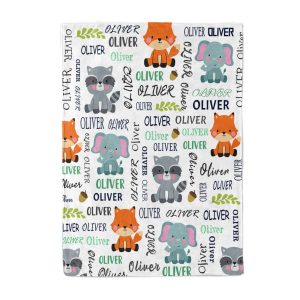 Lifemaison Personalised Baby Blanket
