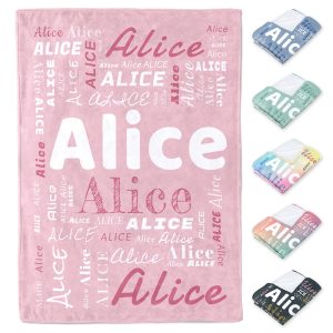 Lifemaison Personalised Baby Blanket