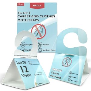 GROLF Clothes Moth Traps 8 Pack